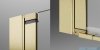 Radaway Nes Brushed Gold DWSB drzwi wnękowe 130cm W3 prawe złoto szczotkowane szkło przejrzyste 10044850-99-01R/10045450-01-01
